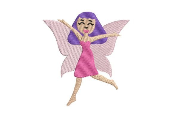 A Designer's Review of the Purple Hair Fairy Embroidery Design