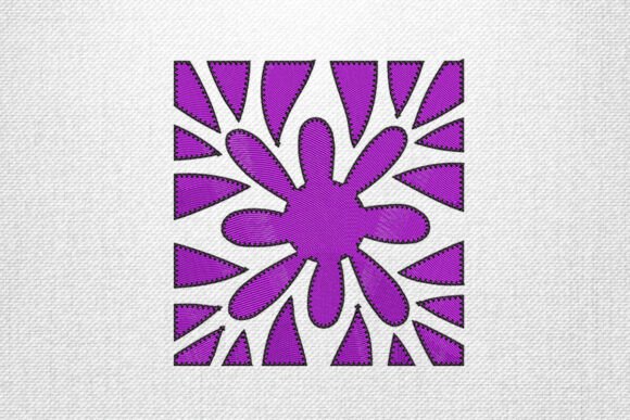 A Purple Flower Patch for Modern Business Merch
