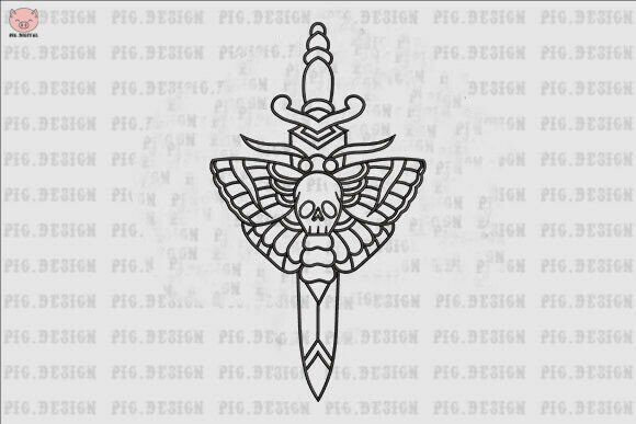 An Embroidery Designer Reviews Knife and Butterfly Embroidery
