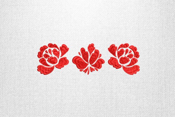 An Embroidery Designer Reviews Triple Floral Embroidery Pattern