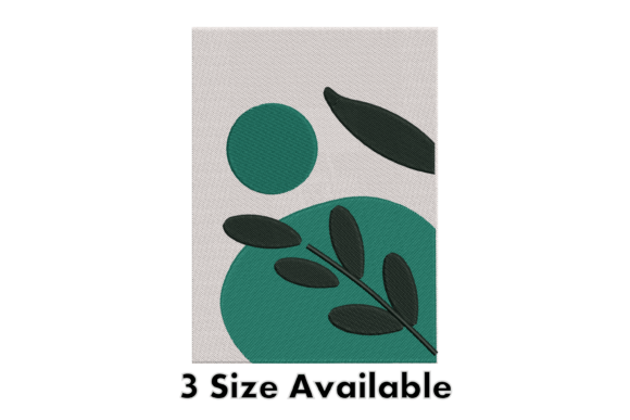 An Embroidery Designer's Review of the Abstract Leaf Modern Art File