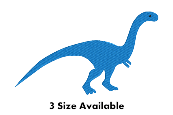 Blue Dinosaur Embroidery Design File Review for Business