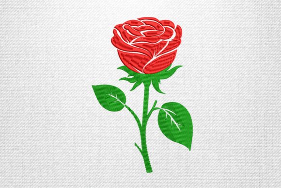 Classic Red Rose Embroidery Design: A Designer's Review