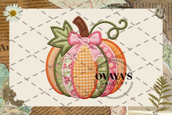 Fall Patchwork Pumpkin Needle Embroidery Review