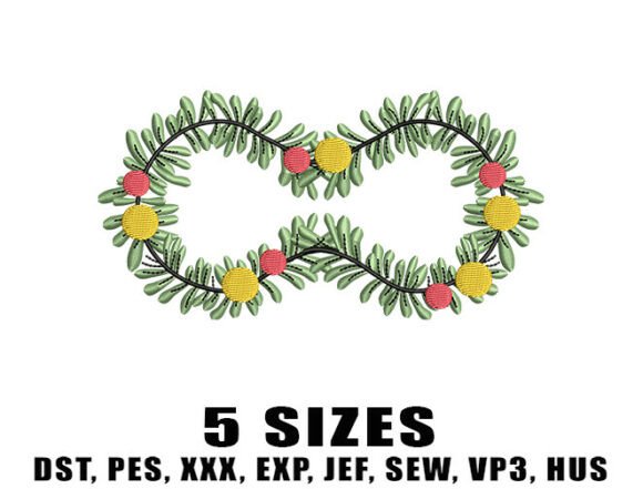 Garland Wreath Bow Embroidery: A Designer Review