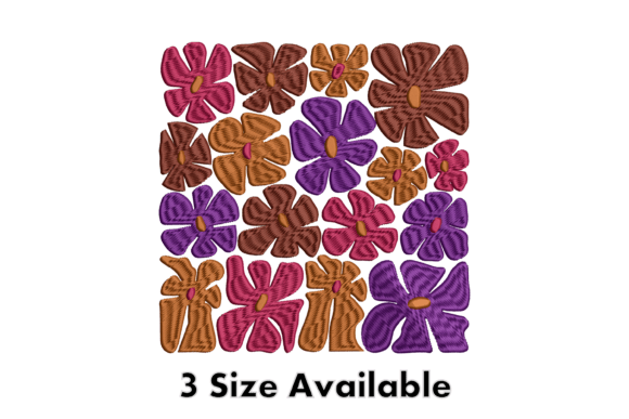 My Review of the Colorful Floral Patch Embroidery File