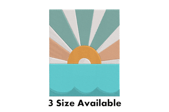 Sunrise over Waves: A Stitch Perfect Craft Fair Design