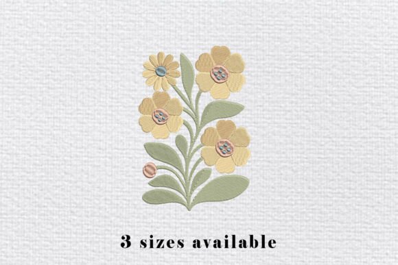 Yellow Floral Embroidery Design: A Designer's Review for Boutique Apparel